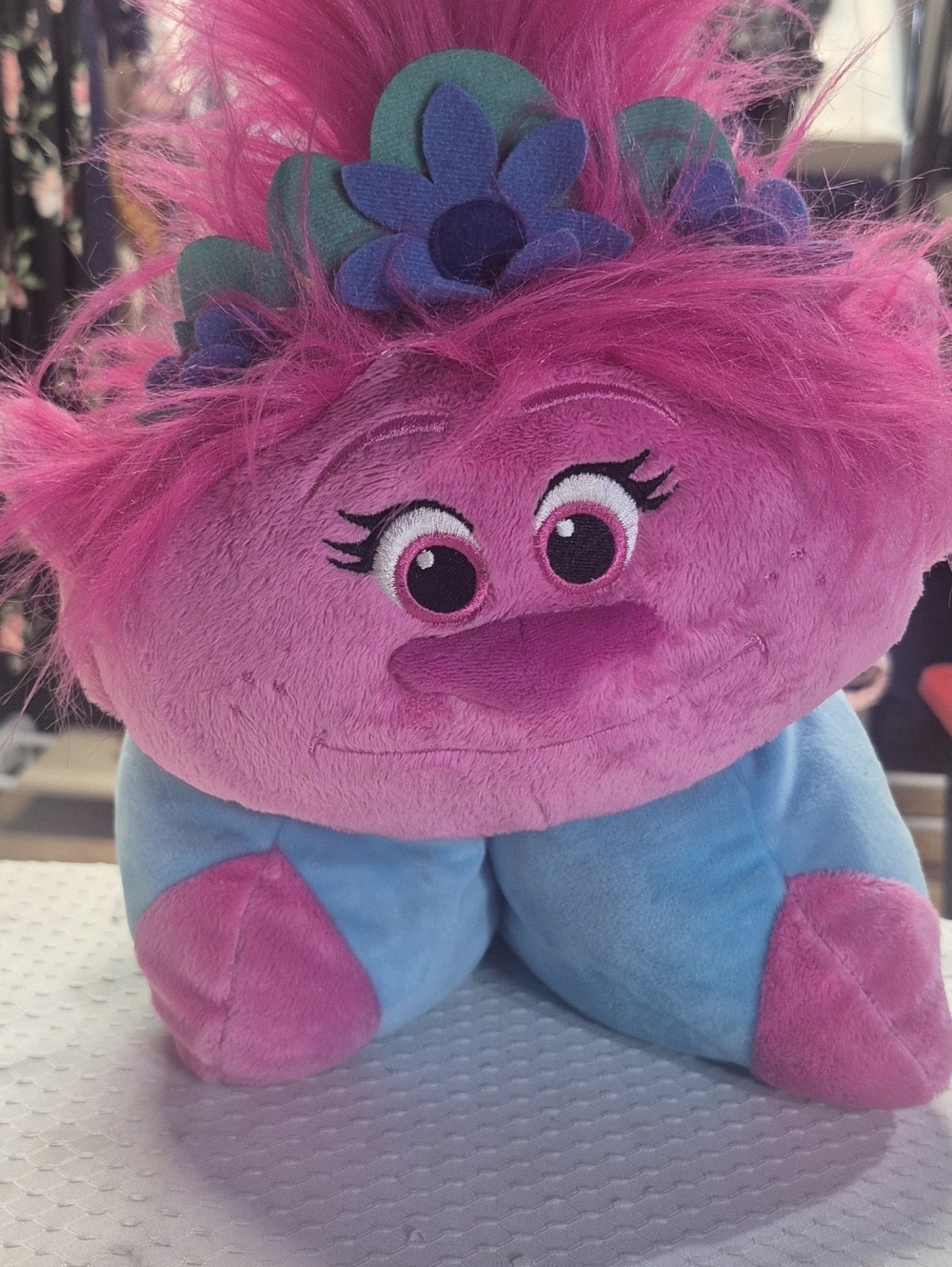 DREAMWORKS Trolls World Tour Poppy Pillow.